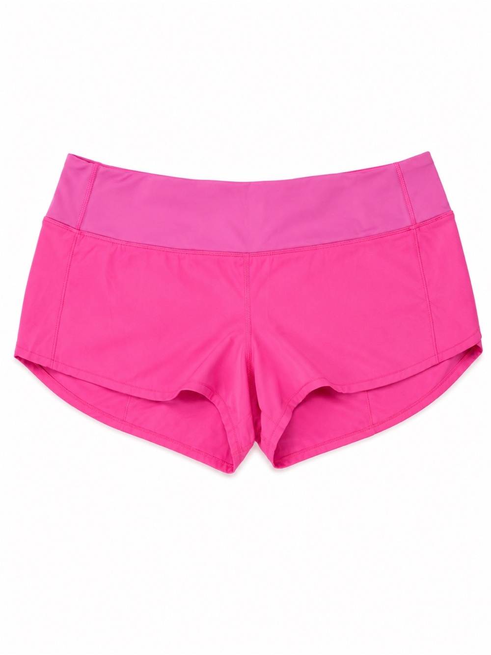 lululemon athletica Bright Pink Run Shorts